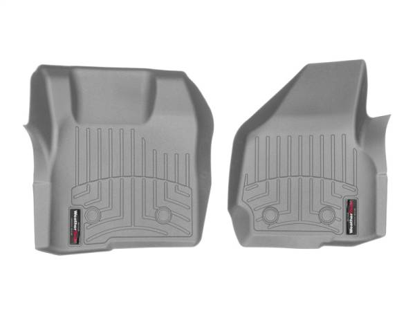 WeatherTech - WeatherTech 11+ Ford F250/F350/F450/F550 Front FloorLiner - Grey | 463211 - Image 1