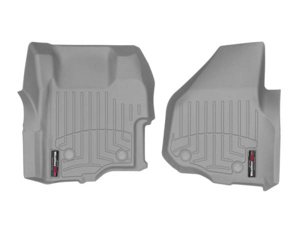 WeatherTech - WeatherTech 11+ Ford F250/F350/F450/F550 Front FloorLiner - Grey | 464261 - Image 1