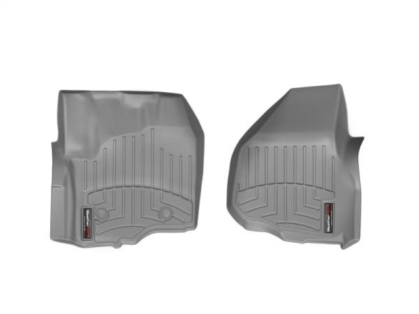 WeatherTech - WeatherTech 12+ Ford F250/F350/F450/F550 Front FloorLiner - Grey | 464331 - Image 1