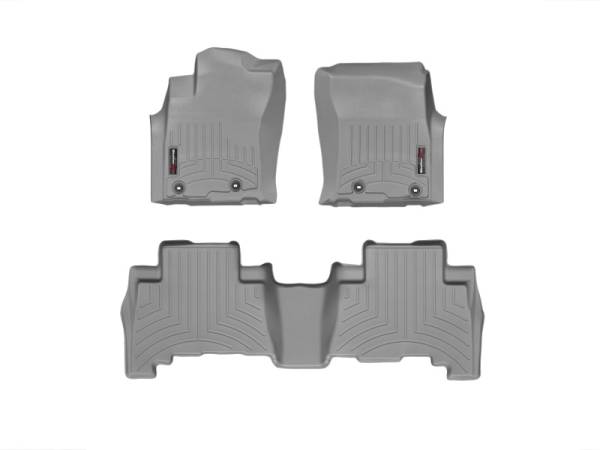 WeatherTech - FloorMat WeatherTech 13+ Toyota 4Runner Front and Rear Floorliners - Grey | 464931-462862 - Image 1