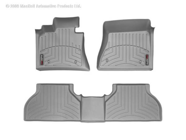 WeatherTech - FloorMat WeatherTech 06-12 Kia Sedona Front/Rear/and Rear Floorliners - Grey | 46553-1-2-3 - Image 1