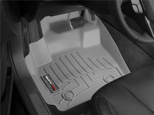 WeatherTech - WeatherTech 12+ Ford F250/F350/F450/F550 Front FloorLiner - Grey | 465821 - Image 1