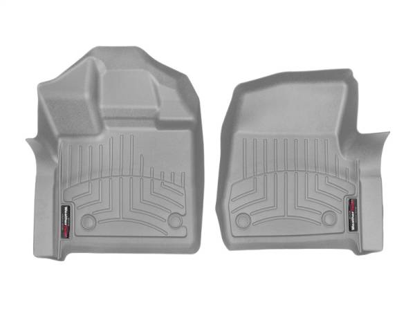 WeatherTech - WeatherTech 2016+ Ford F-150 Regular Cab Front FloorLiner - Grey | 467921 - Image 1