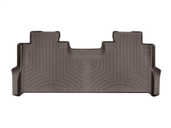 WeatherTech 2017+ Ford F-250/F-350/F-450/F-550 Crew Cab Rear FloorLiner - Cocoa | 4710122 - Image 1