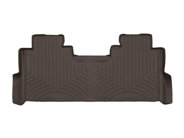 WeatherTech 2017+ Ford F-250/F-350/F-450/F-550 Rear FloorLiner - Cocoa Fits 1st Row Bench Seat | 4710123 - Image 1