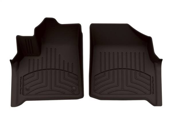 WeatherTech - WeatherTech 2018+ Chevrolet Traverse (w/Bench 2nd Row) Front FloorLiner HP - Cocoa | 4712281IM - Image 1