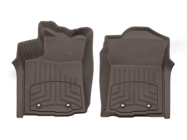 WeatherTech - WeatherTech 2018-2020 Toyota Tacoma Front FloorLiner HP - Cocoa | 4712991IM - Image 1
