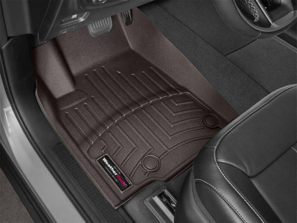 WeatherTech - WeatherTech 2021+ Jeep Grand Cherokee L Front FloorLiner - Cocoa | 4716961 - Image 1