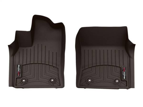 WeatherTech - WeatherTech 2022+ Toyota Tundra CrewMax Double Cab Front FloorLiners - Cocoa | 4717081 - Image 1