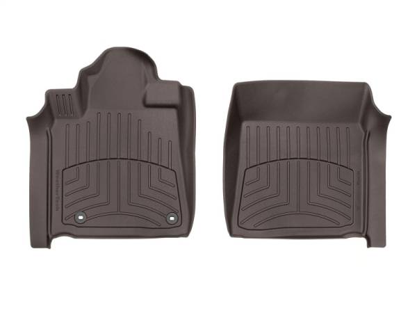 WeatherTech 12-19 Toyota Sequoia Front FloorLiner HP - Cocoa | 474081IM - Image 1