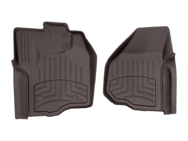 WeatherTech - WeatherTech 2012+ Ford F-250/F-350/F-450/F-550 Front FloorLiner HP - Cocoa | 474331IM - Image 1