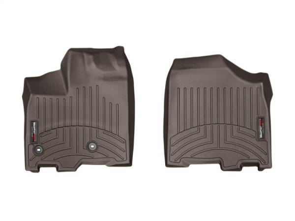 WeatherTech - WeatherTech 2013+ Toyota Sienna Front FloorLiner - Cocoa | 474751 - Image 1