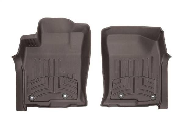 WeatherTech 2013+ Toyota 4Runner Front FloorLiner HP - Cocoa | 474931IM - Image 1