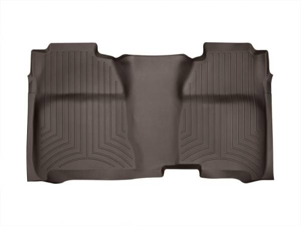 WeatherTech - WeatherTech 2014+ Chevy Silverado Rear FloorLiner - Cocoa | 475422 - Image 1