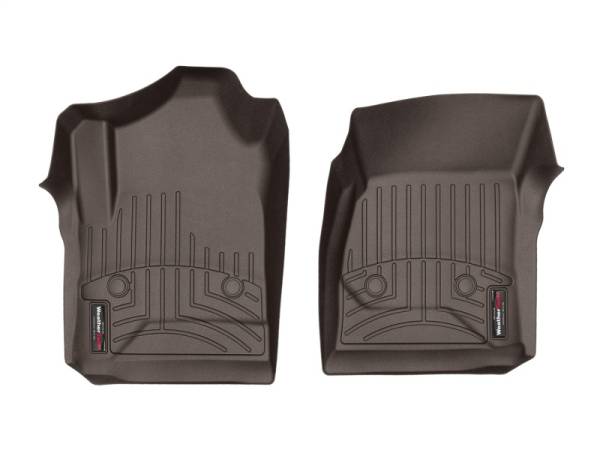 WeatherTech - WeatherTech 2014+ Chevrolet Silverado Front FloorLiner - Cocoa | 475441 - Image 1