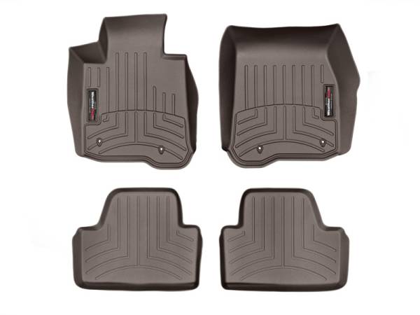 WeatherTech - WeatherTech 2014+ BMW 4-Series Front + Rear FloorLiner - Cocoa | 47560-1-3 - Image 1