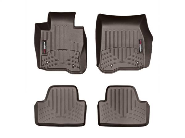 WeatherTech - WeatherTech 2014+ BMW 4-Series Front & Rear FloorLiner - Cocoa | 475701-475603 - Image 1