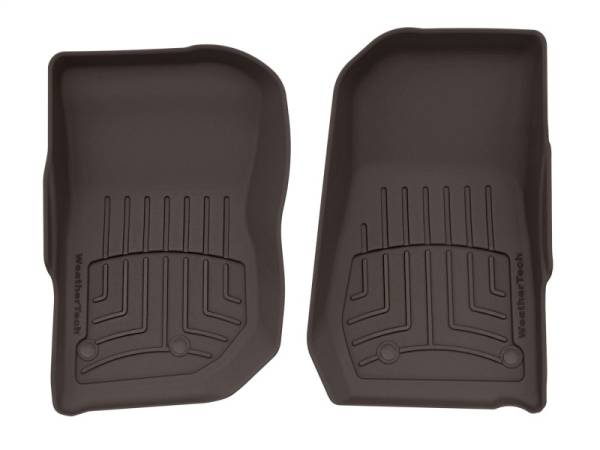 WeatherTech - WeatherTech 14-17 Jeep Wrangler Front FloorLiner HP - Cocoa | 475731IM - Image 1