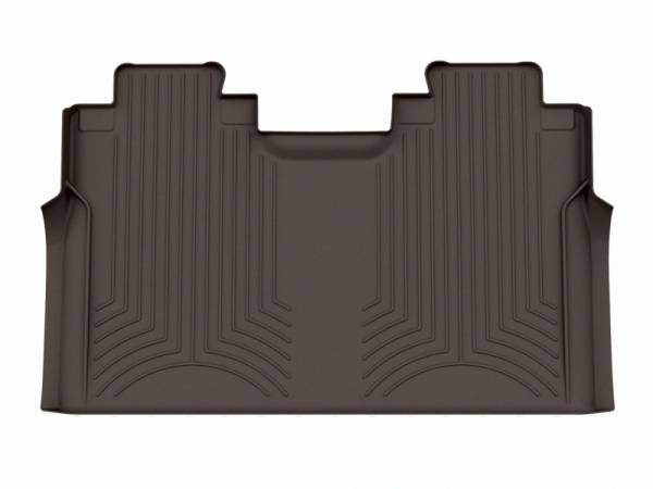 WeatherTech - WeatherTech 2015+ Ford F-150 SuperCrew w/Bench 1st Row Rear FloorLiner HP - Cocoa | 476974IM - Image 1