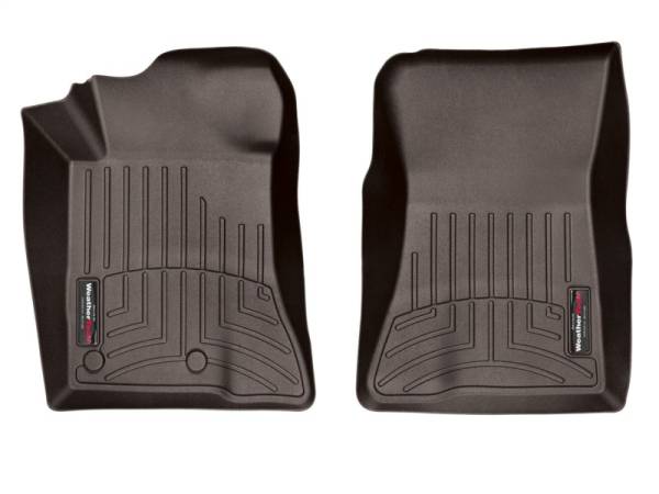 WeatherTech - WeatherTech 2015+ Ford Mustang Front FloorLiner - Cocoa | 476991 - Image 1