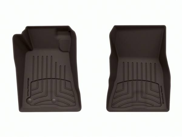 WeatherTech 15-24 Ford Mustang (Incl. 15-20 Shelby GT350R) Front FloorLiner HP - Cocoa | 476991IM - Image 1