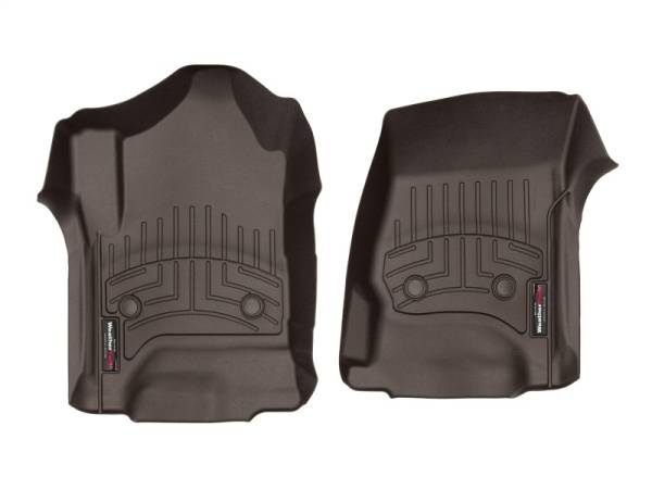 WeatherTech - WeatherTech 14-18 Chevrolet Silverado 1500 Front FloorLiner - Cocoa | 477221 - Image 1