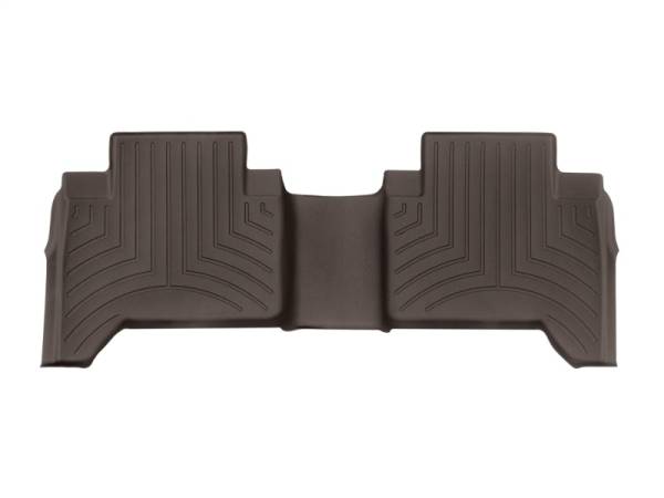 WeatherTech - WeatherTech 2016+ Toyota Tacoma Double Cab Rear FloorLiner - Cocoa | 478722 - Image 1