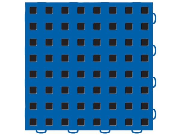 WeatherTech - WeatherTech TechFloor - 12in X 12in Tiles - Blue/Black **Order in Qtys of 10 | 51T1212 BL-BK - Image 1