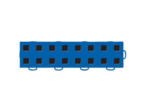 WeatherTech - WeatherTech TechFloor - 3in x 12in Tiles(Right Loop) Blue/Black - Blue/Black | 51T312RL BL-BK - Image 1