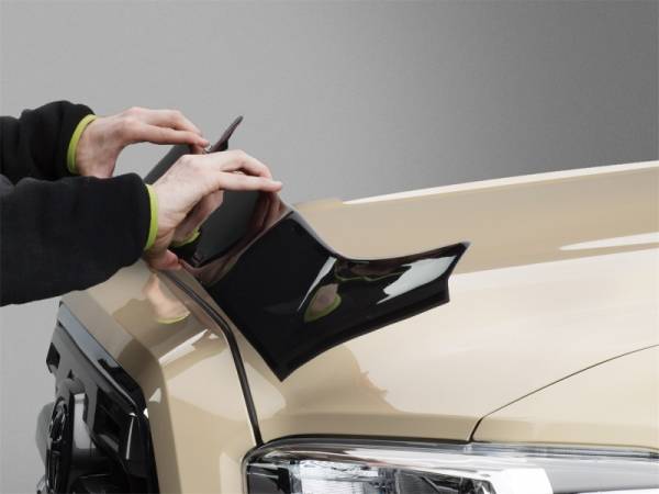 WeatherTech 2015+ Chevrolet City Express Hood Protector - Black | 55151 - Image 1