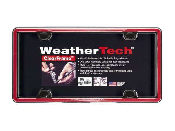 WeatherTech - WeatherTech ClearFrame Kit - Red | 63022 - Image 1