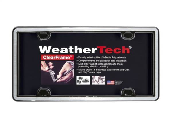 WeatherTech - WeatherTech ClearFrame Kit - Brushed Stainless | 63027 - Image 1
