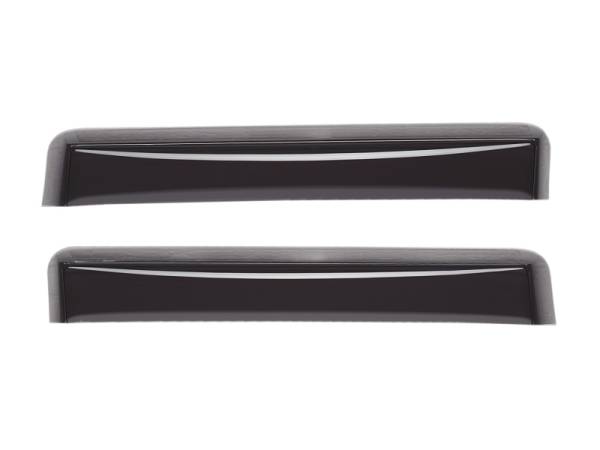 WeatherTech - WeatherTech 16-19 Chevrolet Cruze Rear Side Window Deflectors - Dark Smoke | 81865 - Image 1