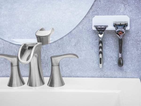 WeatherTech - WeatherTech RazorHolder (Holds 2 Razors) Holder Size 4-3/8 x 1-5/8 x 3/4in. - White | 81RH01 - Image 1