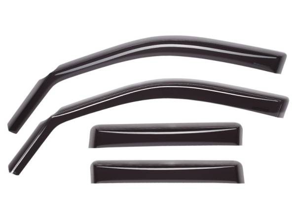 WeatherTech - WeatherTech 20+ Jeep Gladiator SuperCrew Front and Rear Side Window Deflectors - Dark Smoke | 82922 - Image 1
