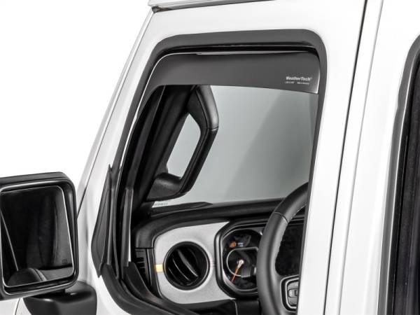 WeatherTech - WeatherTech 20-23 Jeep Gladiator Side Window Deflectors - Dark Smoke | 82922IM - Image 1