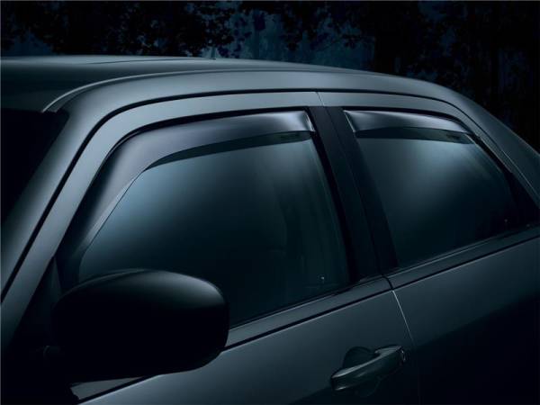 WeatherTech - WeatherTech 07+ Toyota Tundra Front and Rear Side Window Deflectors - Dark Smoke | 84450 - Image 1