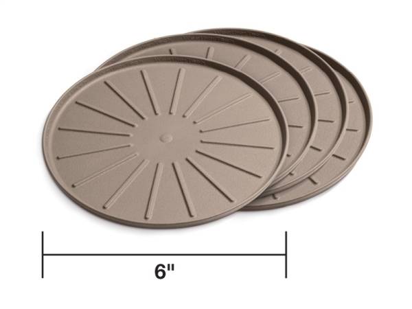 WeatherTech - WeatherTech Round Coaster Set 6in. - Tan (Set of 4) | 8A6CSTTN - Image 1