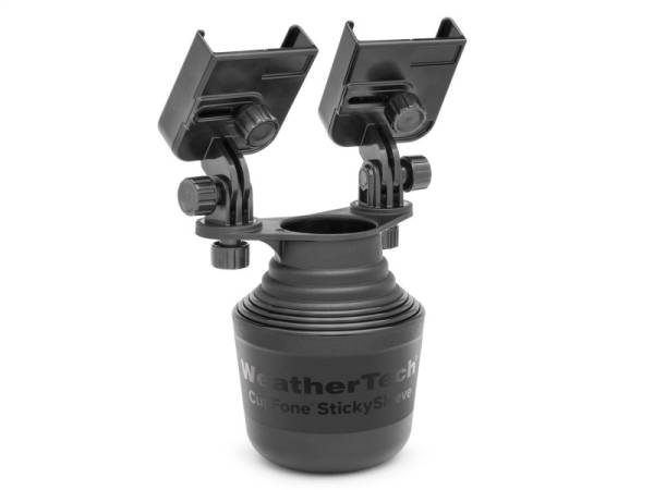 WeatherTech - WeatherTech CupFone Duo w/Black Plastic Knobs | 8ACF11D - Image 1