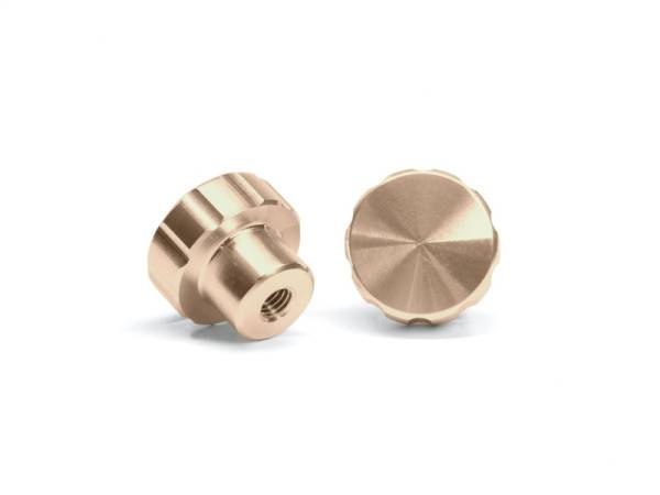 WeatherTech - WeatherTech CupFone & CupFone XL w/ Hand Sanitizer Billet Knobs - Rose Gold (2 Pack) | 8ACFBK13 - Image 1