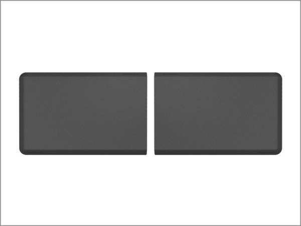 WeatherTech - WeatherTech Comfort Mat Connect End Mats 24 x 36in. (2 Qty) Carbon Fiber - Black | 8ACONA2CBB - Image 1