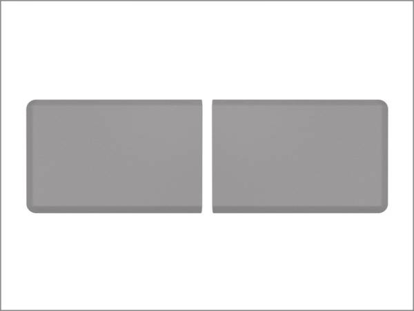 WeatherTech - WeatherTech Comfort Mat Connect End Mats 24 x 36in. (2 Qty) Carbon Fiber - Grey | 8ACONA2CBG - Image 1