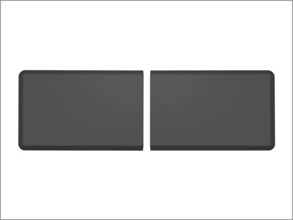 WeatherTech - WeatherTech Comfort Mat Connect End Mats 24 x 36in. (2 Qty) Stone - Black | 8ACONA2TXB - Image 1