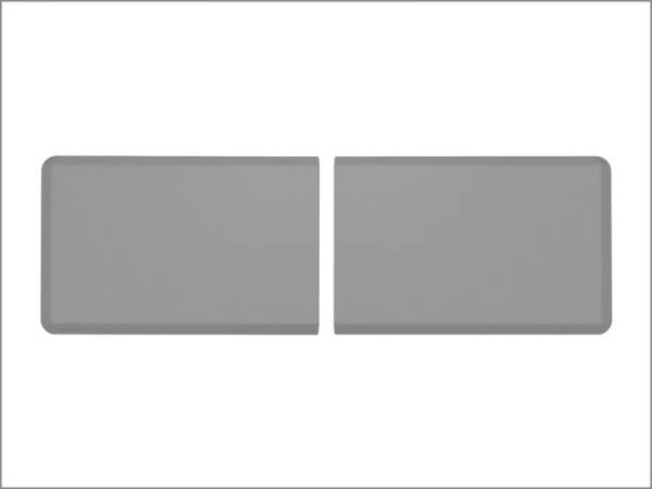 WeatherTech - WeatherTech Comfort Mat Connect End Mats 24 x 36in. (2 Qty) Stone - Grey | 8ACONA2TXG - Image 1