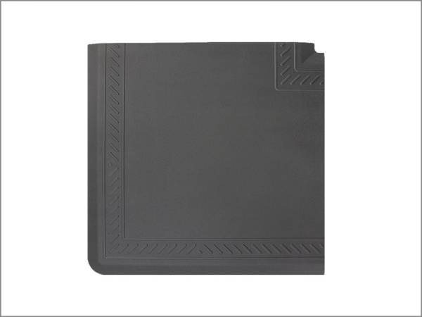 WeatherTech - WeatherTech Comfort Mat Connect Corner Mat 25 x 25in. Bordered - Black | 8ACONC1HCB - Image 1
