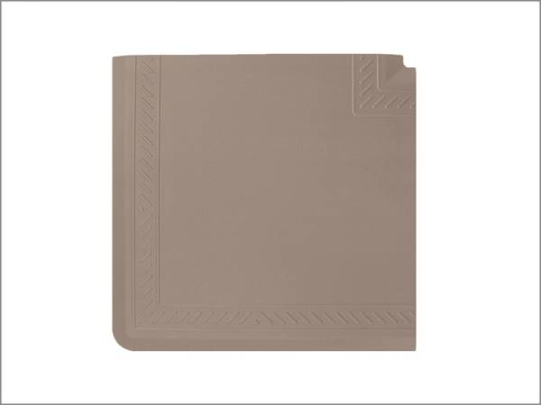 WeatherTech - WeatherTech Comfort Mat Connect Corner Mat 25 x 25in. Bordered - Tan | 8ACONC1HCT - Image 1