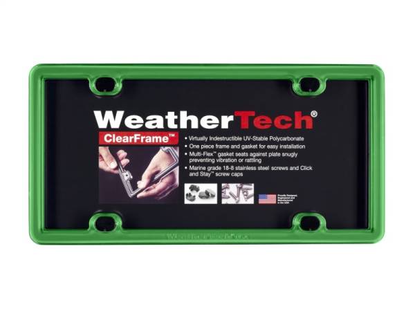 WeatherTech - WeatherTech ClearFrame - Kelly Green | 8ALPCF11 - Image 1