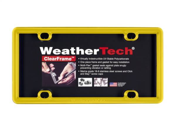 WeatherTech - WeatherTech ClearFrame - Yellow | 8ALPCF14 - Image 1