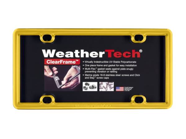 WeatherTech - WeatherTech ClearFrame - Golden Yellow | 8ALPCF17 - Image 1
