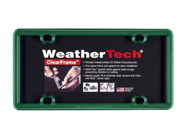 WeatherTech - WeatherTech ClearFrame - Green | 8ALPCF18 - Image 1